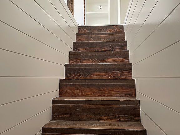 Ship lap around the stairs 