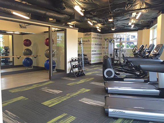 On-site fitness center open 24 hours a day