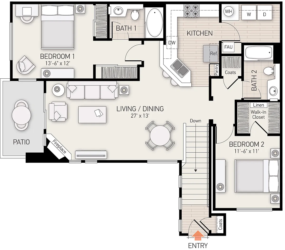 Floor plan Plan I