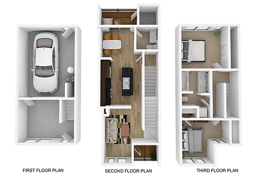 Floor plan 2 Bedroom 1.5 Bath