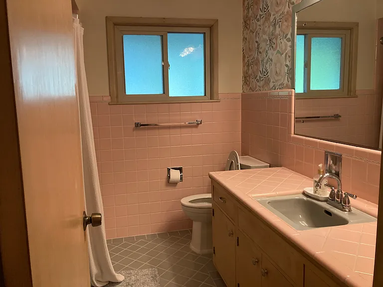 First floor full bathroom