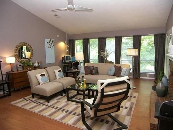 luxury vaulted living room