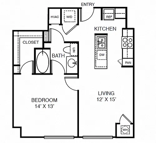 Floor plan A3A