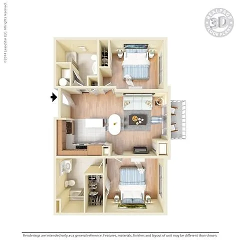 Floor plan B3