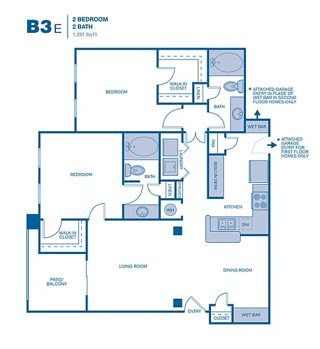 Floor plan B3E