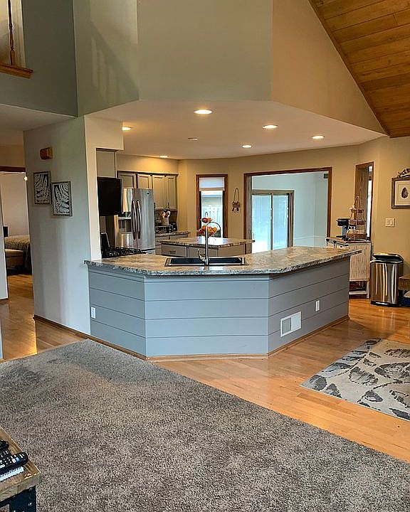 Open concept kitchen