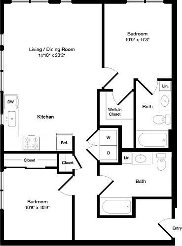Floor plan B3 East- Floor 2