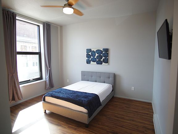 Full size Bed with TV included in Bedroom