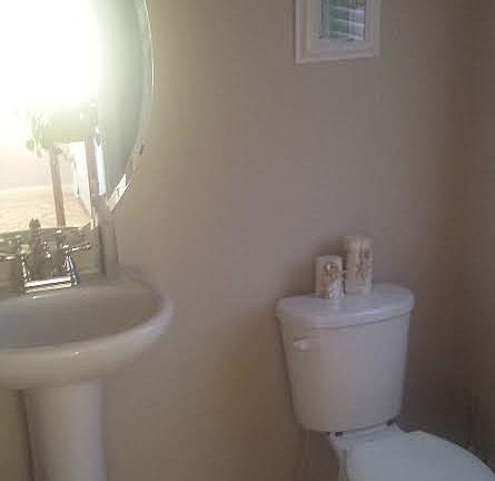 Downstairs half bath
