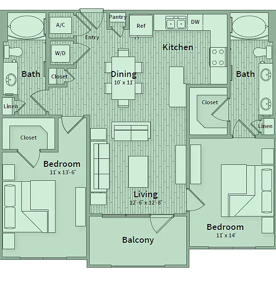 The Belvedere at Springwoods Village Apartments — Photo 43