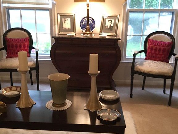 Living room of prior tenant. 