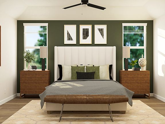 The master suite is your own private retreat!