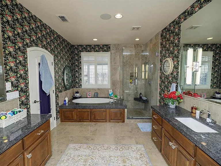 Master bath his/her sink vanity