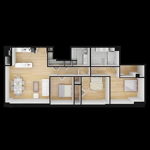 Floor plan 3 Bed / 2 Bath