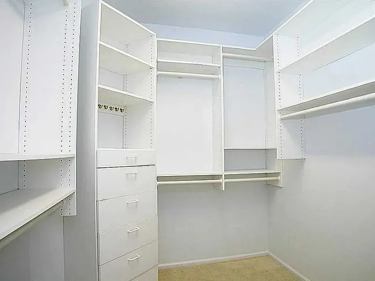 Master walk-in closet