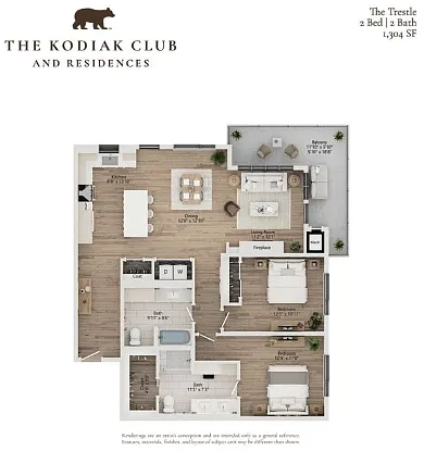 Floor plan The Trestle