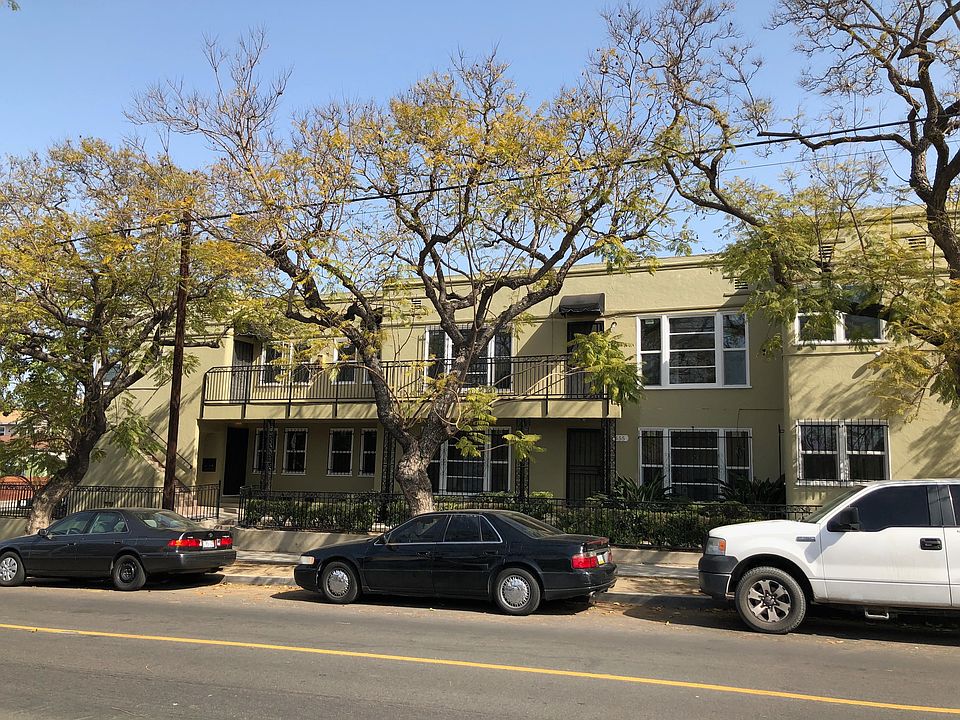 Two story apartment building exterior