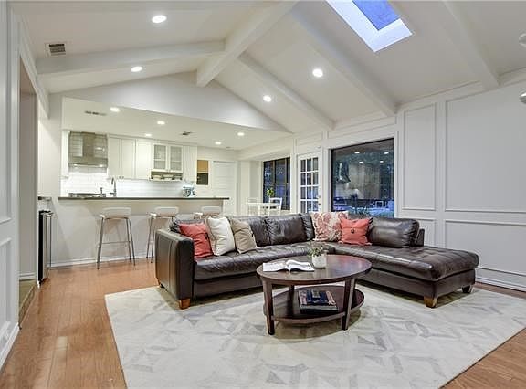 Open floorpan provides a larger space for entertaining family and friends.
