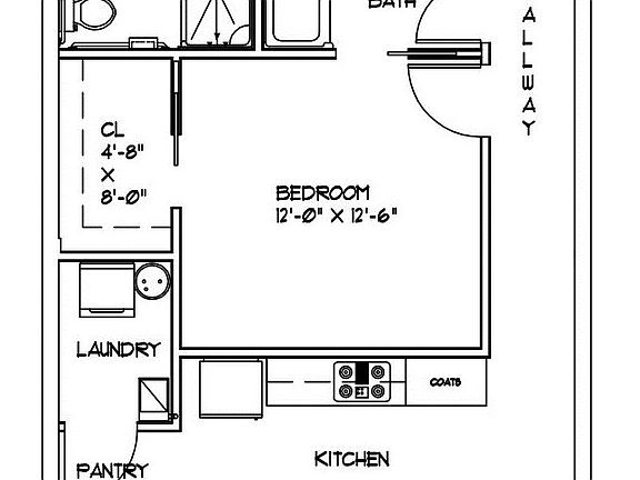 Big Walk In Closets in Both Bedrooms.... Big Laundry Room with Full Size Stack Washer/ Dryer by GE..