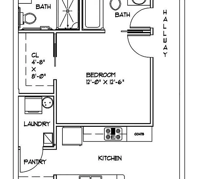 Big Walk In Closets in Both Bedrooms.... Big Laundry Room with Full Size Stack Washer/ Dryer by GE..
