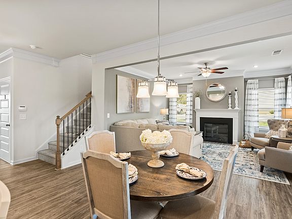 The Coleman- Family Room. Home under construction. Sample floor plan photo used for illustrative pu