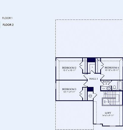 Idalou Floor Plan, Quick Move-In Home, Floor 2