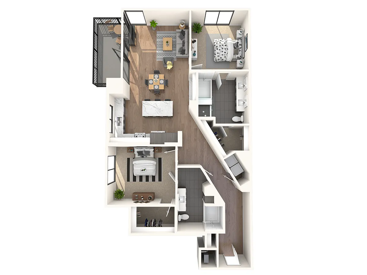 Floor plan B4 ANSI