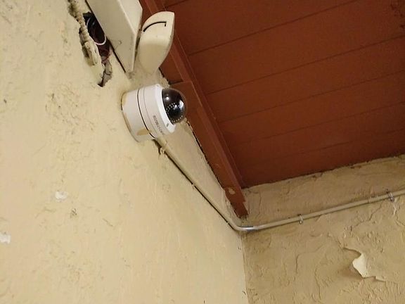 Security camera in the community