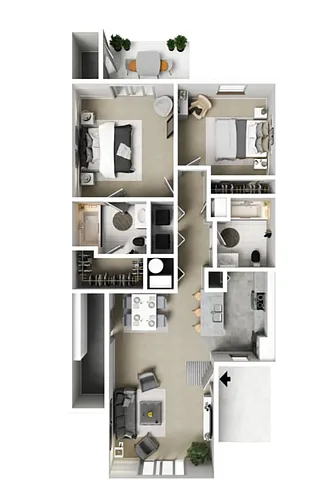 Floor plan 2 x 2 Phase 1