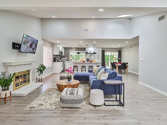 Open floor plan living room