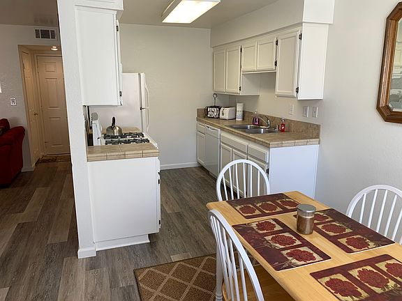 Kitchen and dining area