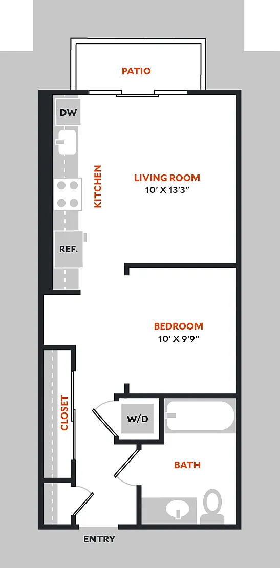Floor plan Studio C