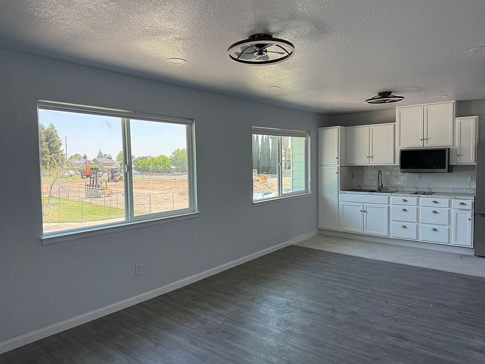 Living room kitchen open concept