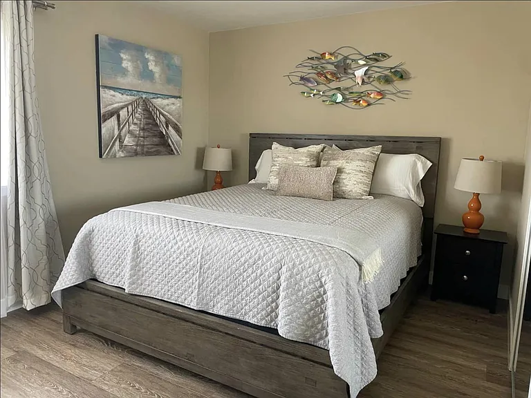 Bedroom 1 features a King bed