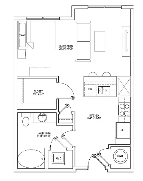 Floor plan S1A