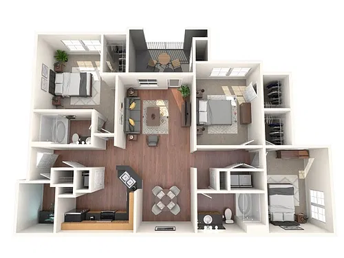 Floor plan The Barcelona