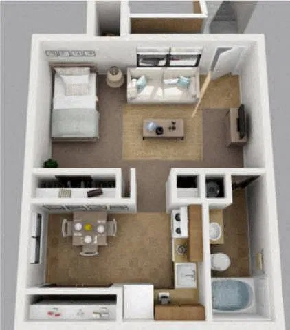 Floor plan Studio