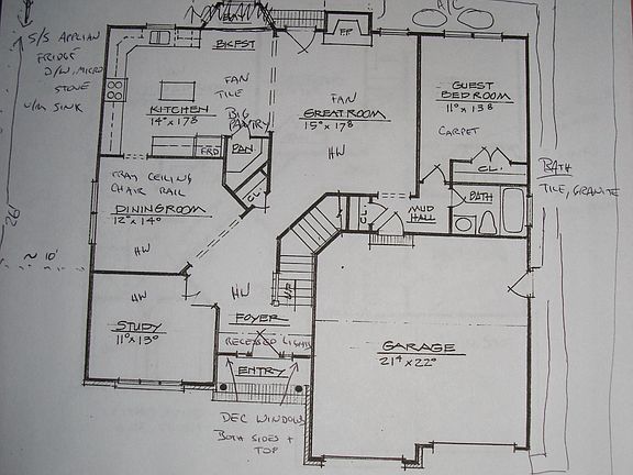 Downstairs Floor Plan