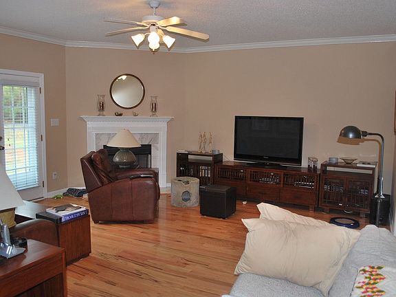 Marble Fireplace in Greatroom