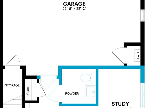 Contour Two Lower Level Optional Powder Bath at Uplands in Westminster, CO