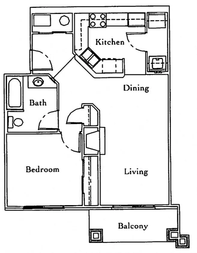 Floor plan 1x1G