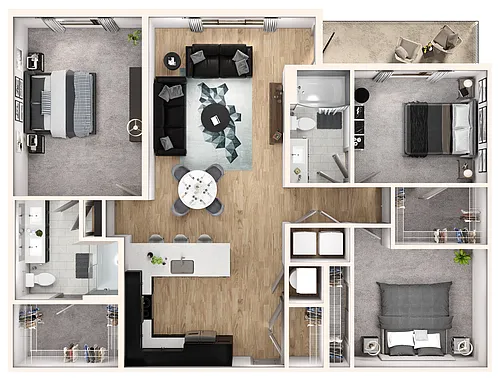 Floor plan B4D