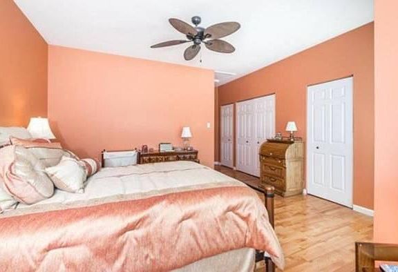 lots of closet space in master bedroom