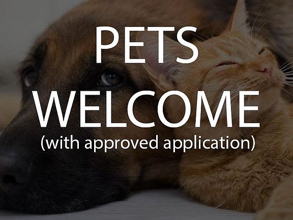 Pets Welcome