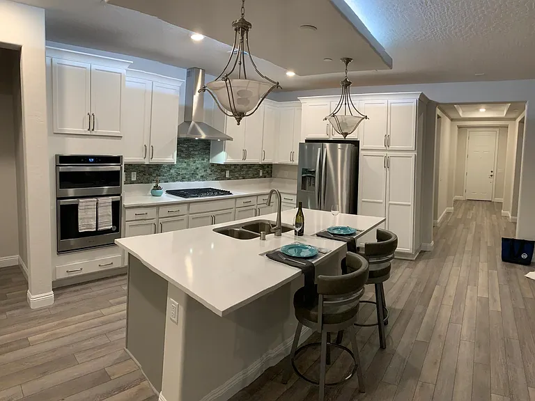 Kitchen featuring Whirlpool suite.