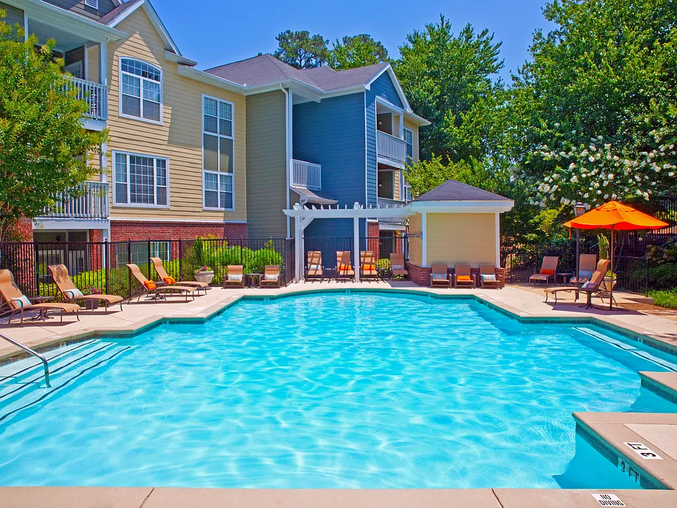Soak up the sunshine by the sparkling pool.