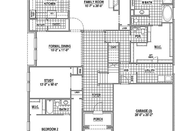 Plan 1648 1st Floor