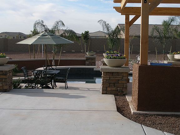 View of pool
