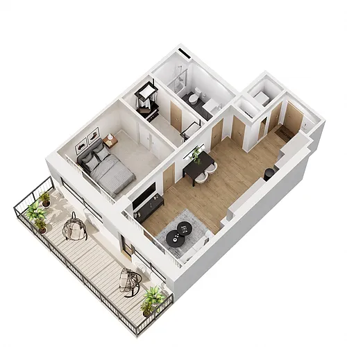 Floor plan B-B111