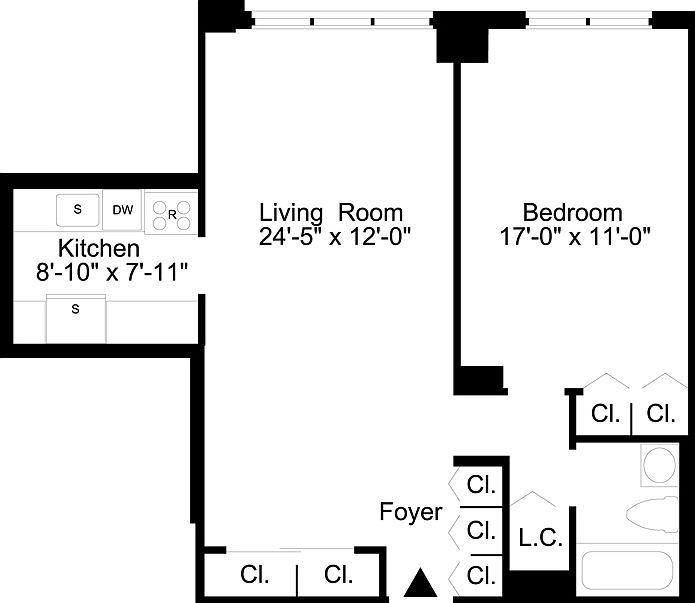 2nd image of 45 W 60th St APT 26F